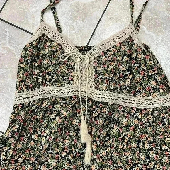 1 State Maxi Sun Dress Floral Print Size 1X - Picture 4 of 4